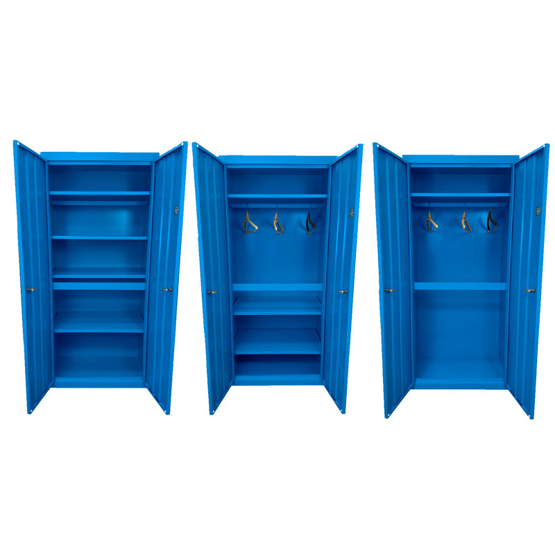 Armoire de rangement convertible, Bleu signal