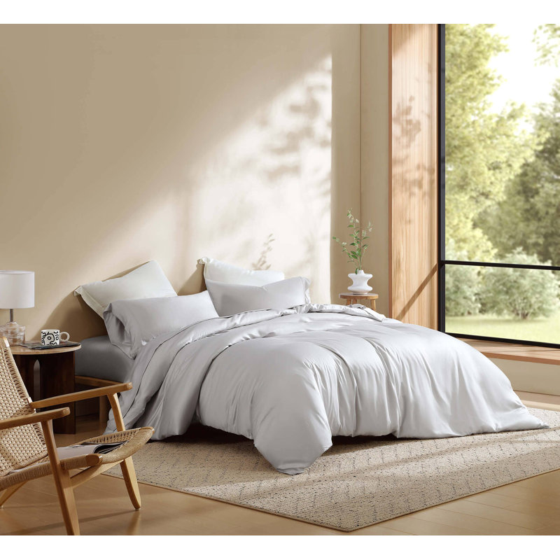 Housse de couette Silky Lyocell, Housse de couette pour grand lit, Imprimé animal brun