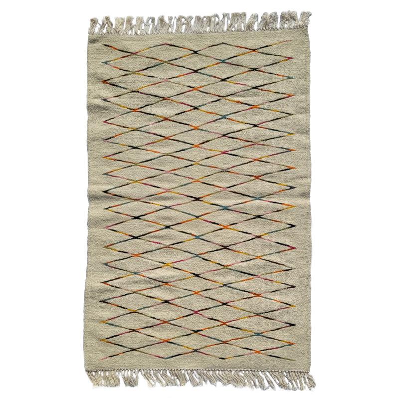 Lanikai Geometric Hand Woven 100cm X 153cm Area Rug