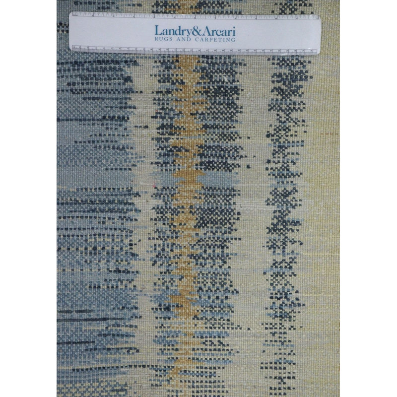 Striped Area Rug in Navy/Copper/GrayIvory, Rectangle 10'1" x 14'2"