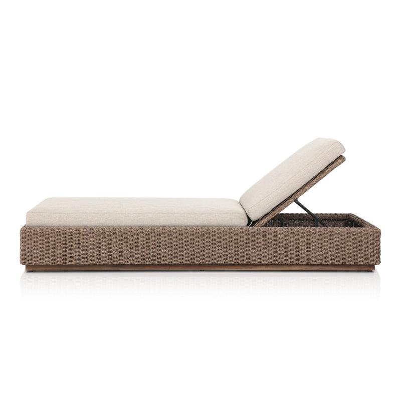Lorelei Outdoor Teak Adjustable Chaise Lounge