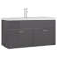 Geilich 900mm Single Bathroom Vanity with Integrated Ceramic Basin-2094954472