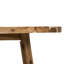 Table basse D35,6 x 14,6 po, bois d'acacia massif durable
