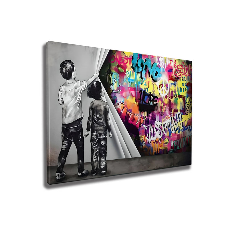 Peinture décorative sur toile