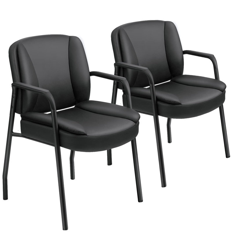 Ensemble de 2 chaises pour bureau avec chaise pour invités