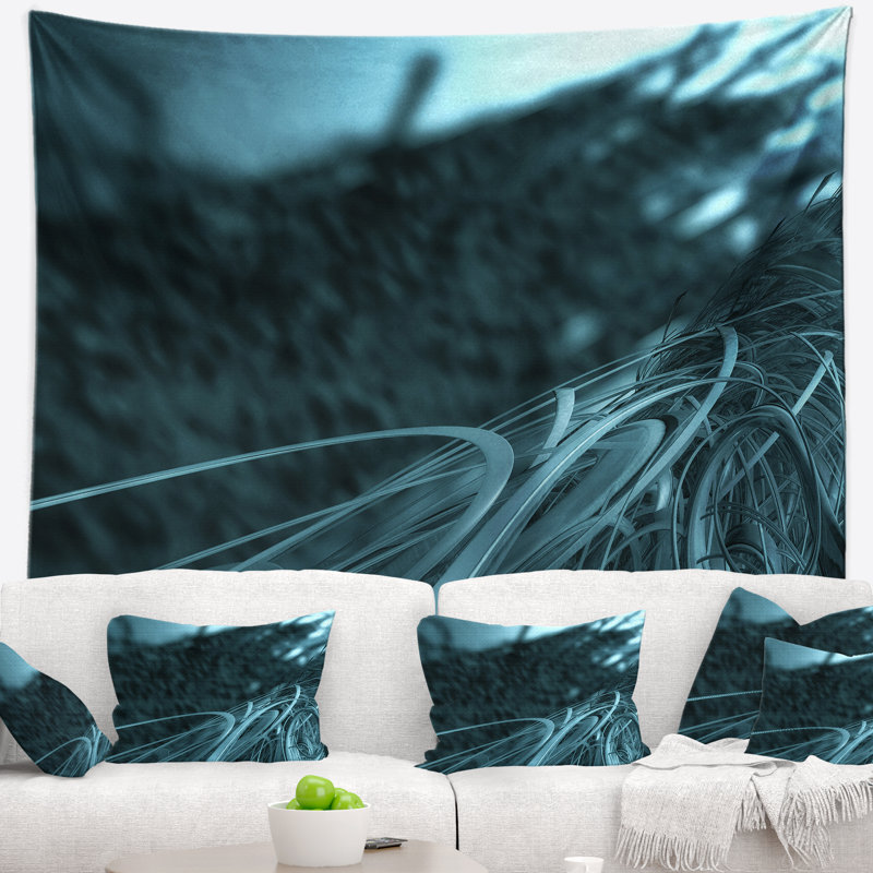 Tapisserie Fractal 3D, H 50 po x l 60 po
