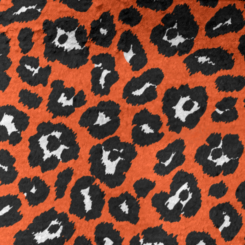 Garp Bath Towel, Microfiber, Orange/White/Black