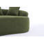Canapé à compression, canapé courbé de style moderne pour petits espaces et appartements, chenille 30D sans assemblage, 3 coussins décoratifs. Vert.-1681648314-1681648315