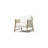 Naomie 4-Piece Acacia Loveseat Seating Set with Olefin Linen