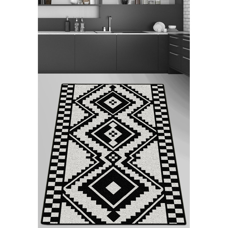 Premium 100% Polyester Area Rug, 39.4 x 62.9 Inches | Antibacterial & Non-Slip Underside, 0.4 in Pile Height | Machine Washable, Perfect for Living Room or Bedroom | Soft, Durable, Easy Care Design