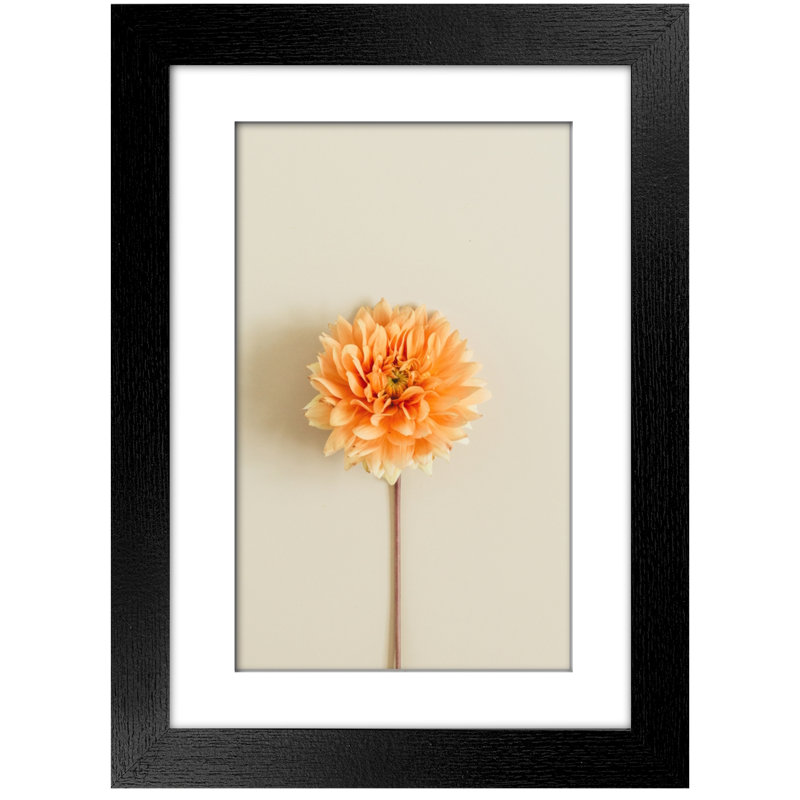 Picture Frame with Mat, Black