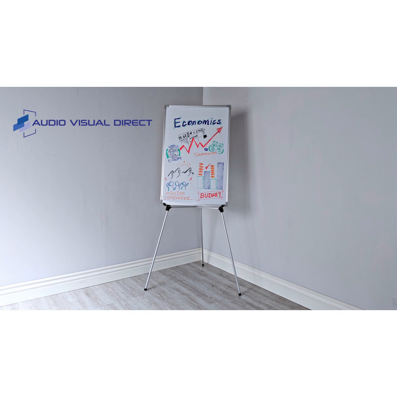 Adjustable Silver Aluminum Tripod Easel with Telescoping Legs