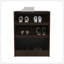 Range-chaussures, 3 tablettes, noyer foncé