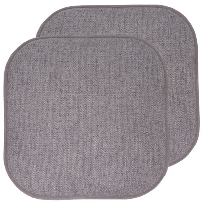 Alexis Memory Foam No Slip Back 16" x 16" Chair Pad Cushion