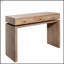 Console rustique en bois avec 3 tiroirs, table d'entrée 47 po pour le couloir, le vestibule et le bureau