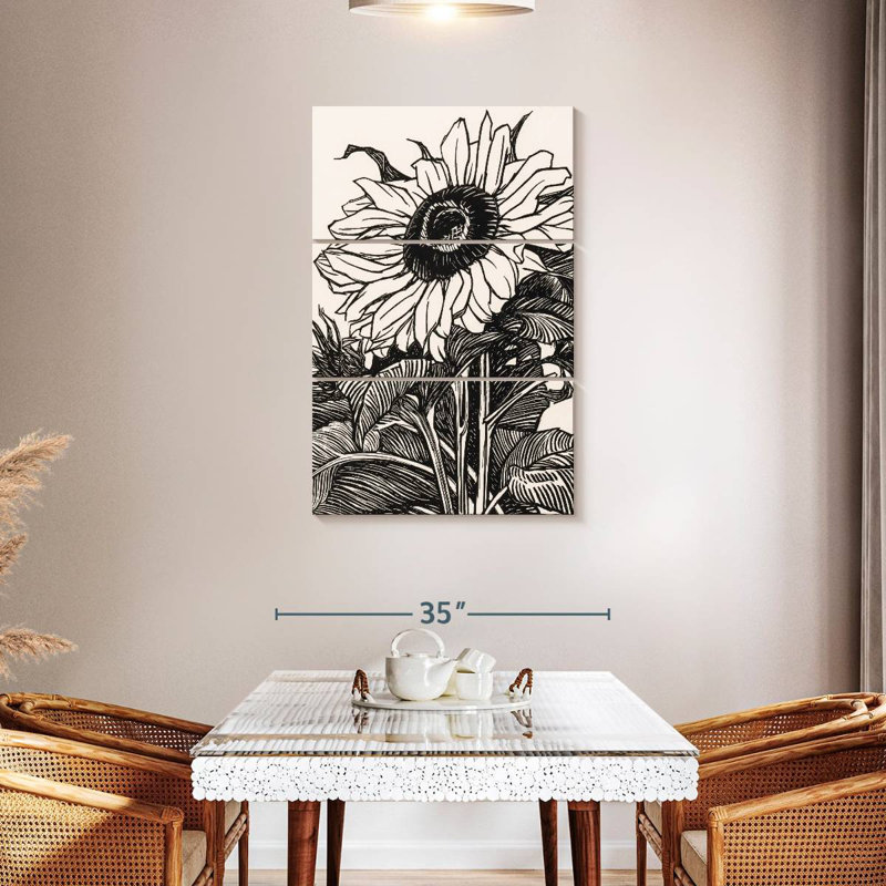 Harnek tournesol 1919, H 45 po x l 28 po