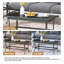 Table basse d'extérieur en métal 41,81 po Charron-458838377