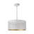 Slocomb 3 - Light White Drum Pendant