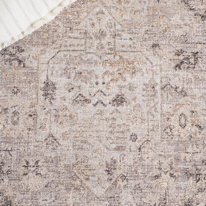 Tapis gris / beige Republica 450, Rectangle 8 pi x 10 pi