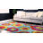 Elvia Abstract Blue/Red/Yellow Area Rug-19384328