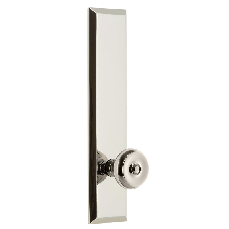 Grand mannequin double avec grand bouton Fifth Avenue Grandeur, Nickel poli