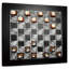 Échecs de tableau noir Senne avec sushi