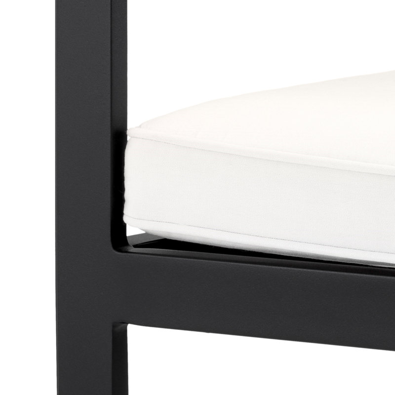 Chaise d'extérieur Cap-Ferrat, Noir
