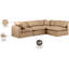 Canapé modulaire en similicuir 4 pièces Itala-94482382