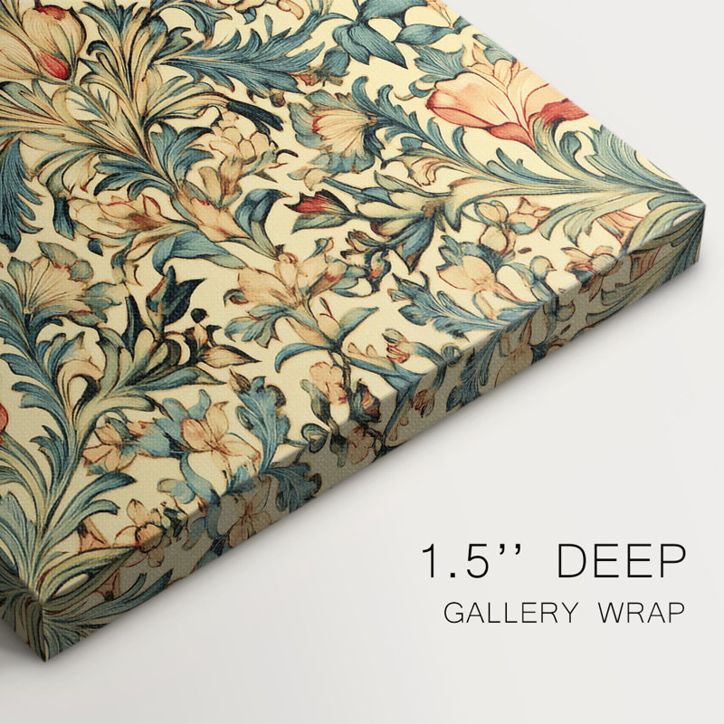 Série DMCXCI de la série WG-MRRIS - Toile tendue avec châssis de qualité supérieure - Prêt à être accroché, H 27 po x l 18 po