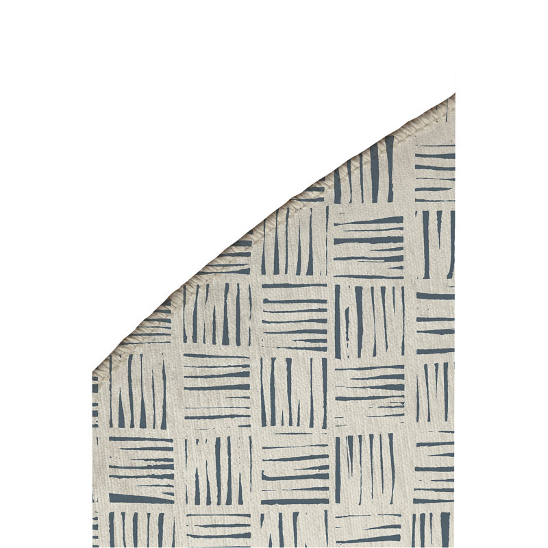 Lash Locked Non-Slip Outdoor Rug, Round 5'