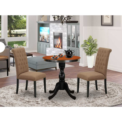 Federalsburg 2 - Person Counter Height Rubberwood Solid Wood Dining Set