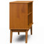 Bibliothèque D 30 de style Mid-Century moderne avec pieds fuselés et tablettes ouvertes-1930145473
