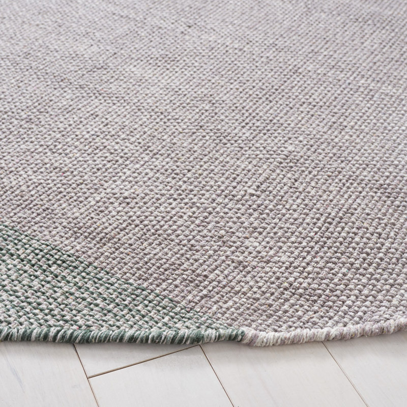 Tapis rayé en coton tissé à la main Zoltan, Tapis de couloir 2 pi 3 po x 8 pi