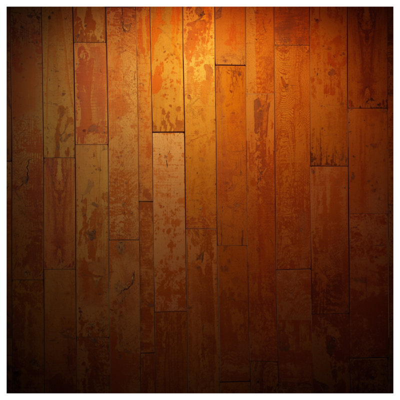 Édredon en planches de bois vieilli, Lit simple