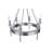 Retta 6 - Light Wagon Wheel Chandelier-407904076