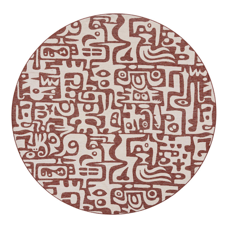 Lyric Hower Indoor/Outdoor Area Rug, Round 10'