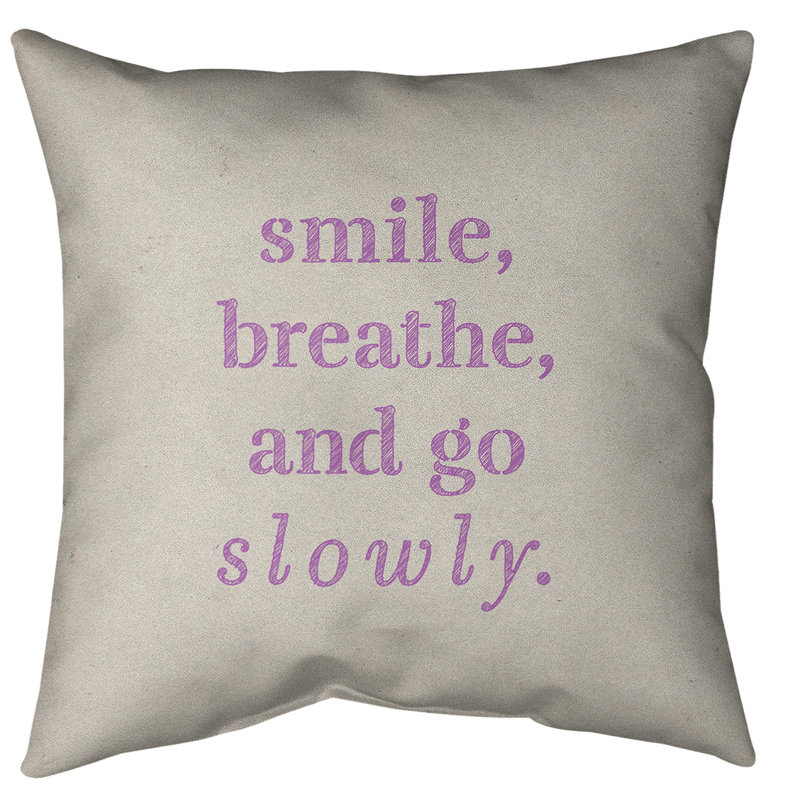 Coussin de sol, 36 po x 36 po, Blanc / violet