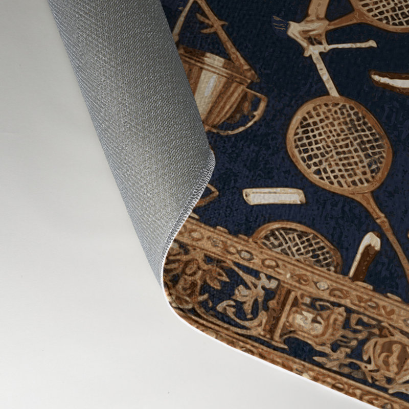 Tapis d'intérieur et d'extérieur gris français, Rectangle 9 pi x 12 pi