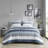 Striped Comforter Set With Bed Sheets-122817990