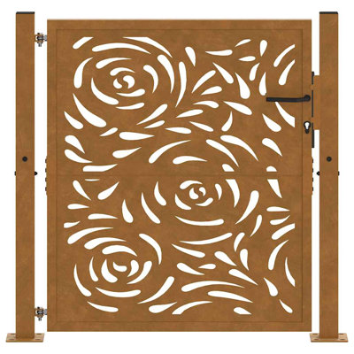 105cm H x 110cm W Weathering Steel Gate