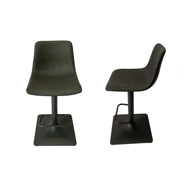 Tabouret de bar et de comptoir pivotant à hauteur ajustable Seat4U Karwartha