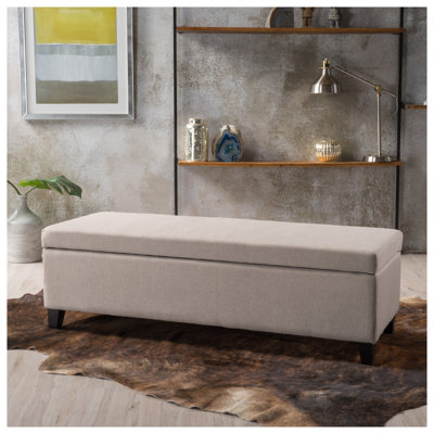 Repose-pieds avec rangement 50,5 pouces Wheatoff