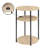 Ramos 3 Tier Round End Table with USB Ports-1272683390