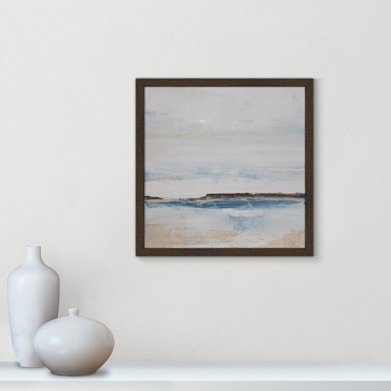 «Walk with Me» par Casa Fine Arts, H 17 po x l 17 po x P 0,75 po, Cadre photo noyer