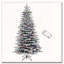 Arbre de Noël artificiel enneigé 7,5 pi-212759262