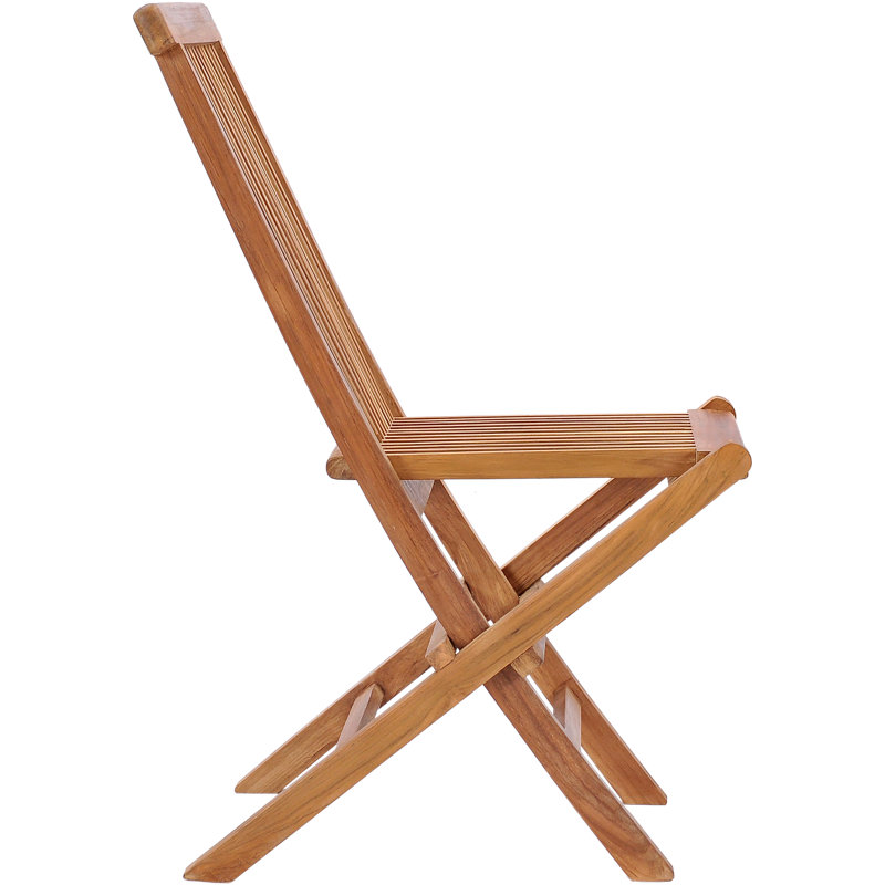 California Outdoor Teak Dining Side Chair