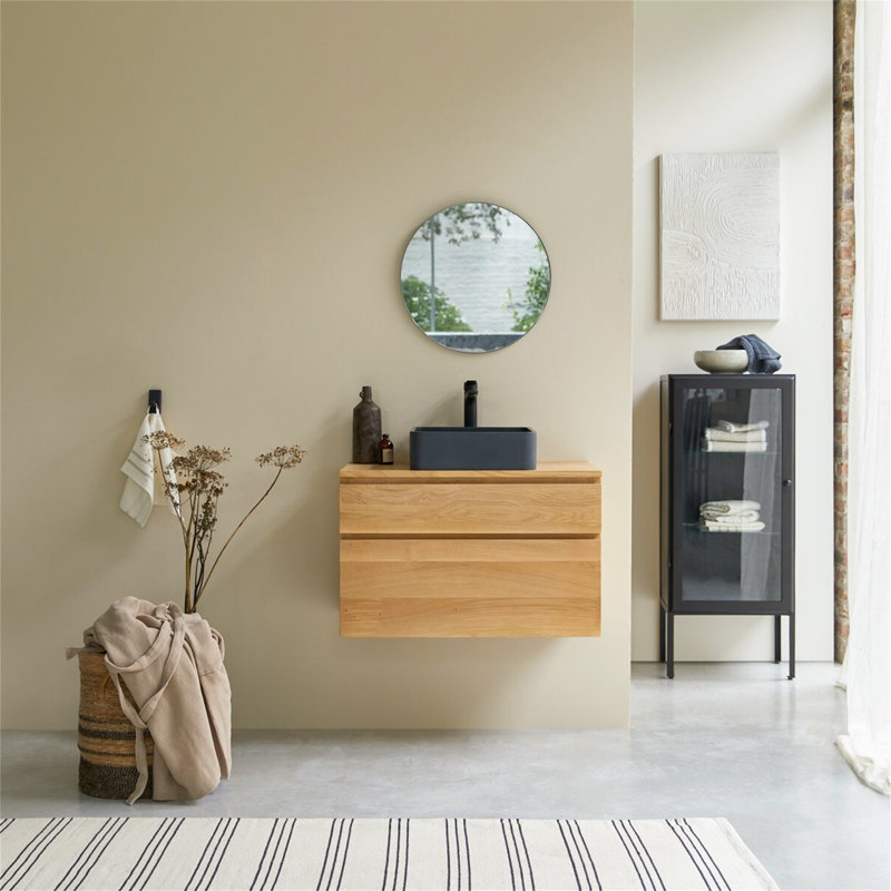 Mahie 80 mm Single Double Bathroom Vanity Base