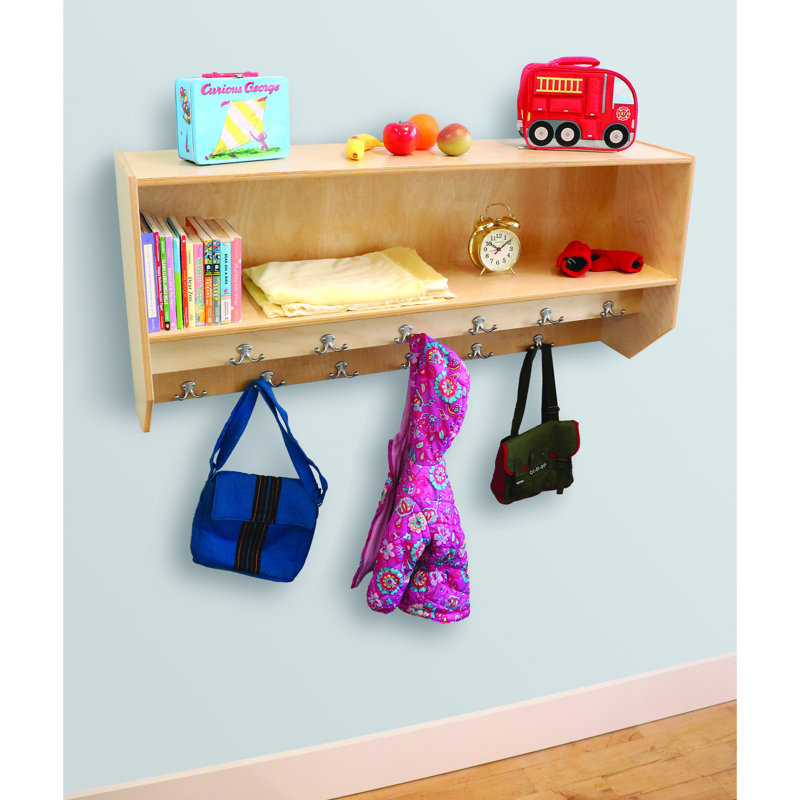 2 Compartment Manufactured Wood Shelving Unit