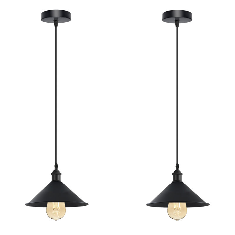 Abdulbaki 1 - Light Cone Pendant, Black