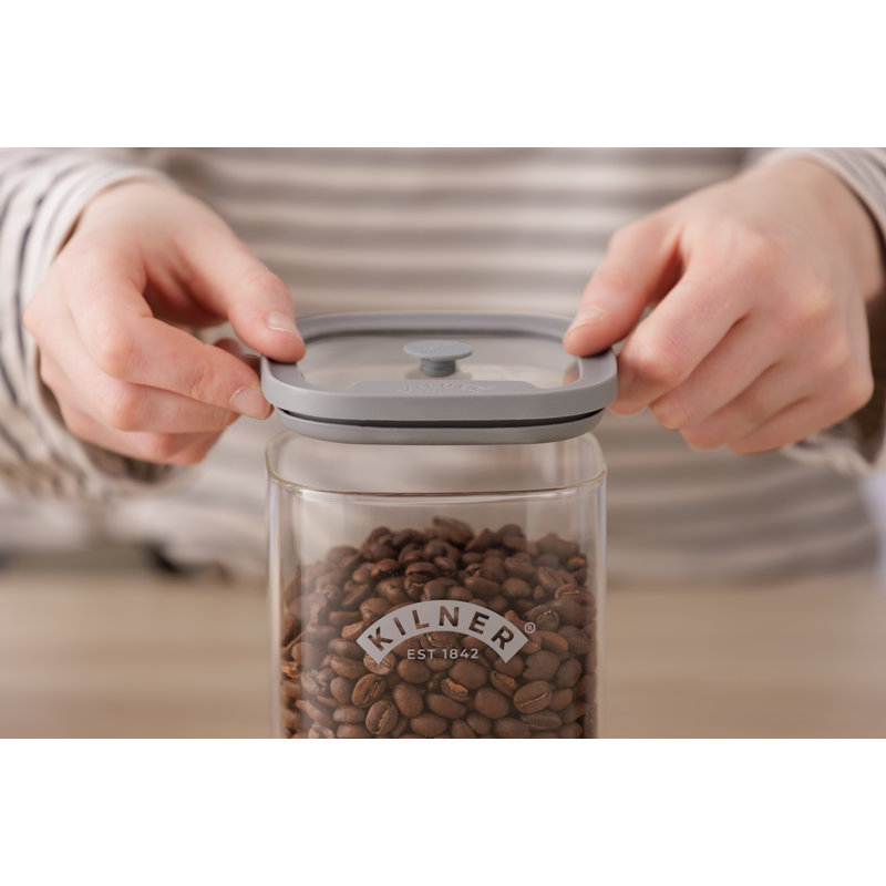 Kilner Fresh Storage Square Jar 1.5L, 1